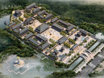 广东护国寺重建项目工程施工