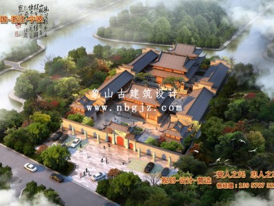 广东天福寺重建规划效果图